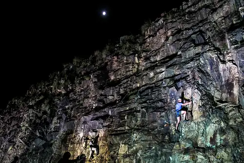 Kangaroo Point Rock Climbing Twilight